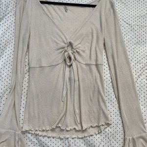 Free people Peep hole long sleeve